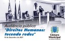 Audiência Pública celebra 73 anos da Declaração Universal dos Direitos Humanos