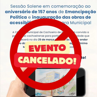 Aviso importante: Adiamento de solenidade