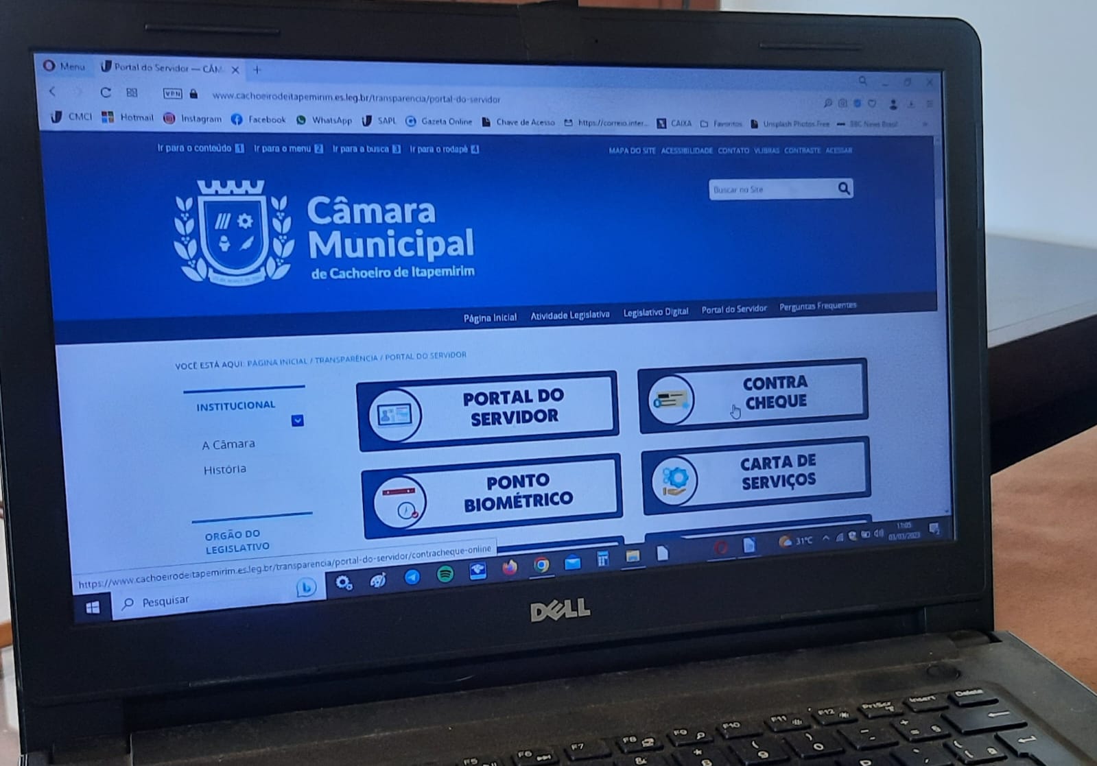 Câmara disponibiliza aos servidores comprovante de rendimentos online