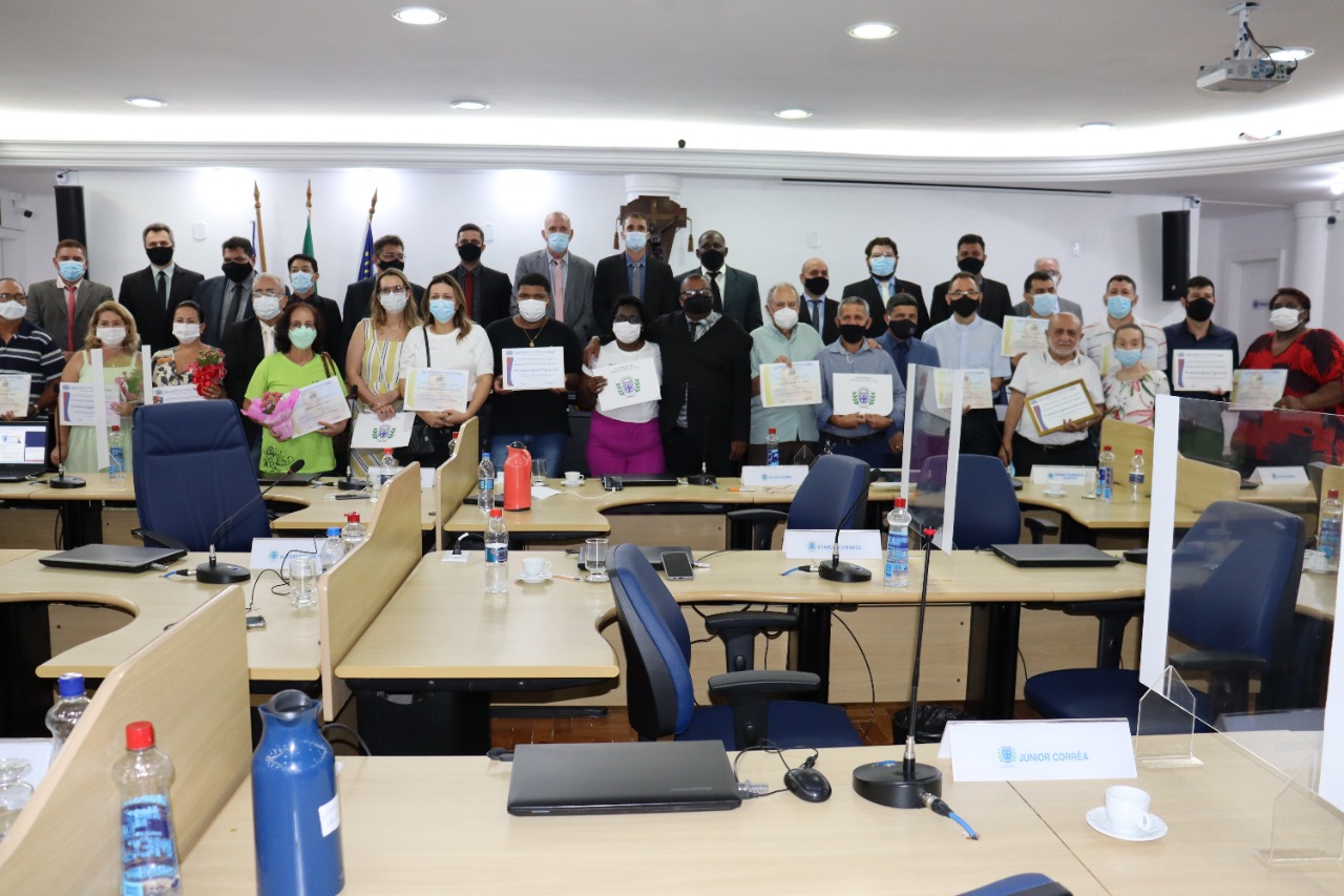 Câmara entrega últimas homenagens de 2021