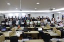 Câmara homenageia estudantes, nutricionistas, educadores físicos e cidadãos que lutam pela inclusão de pessoas com deficiência no mês de setembro