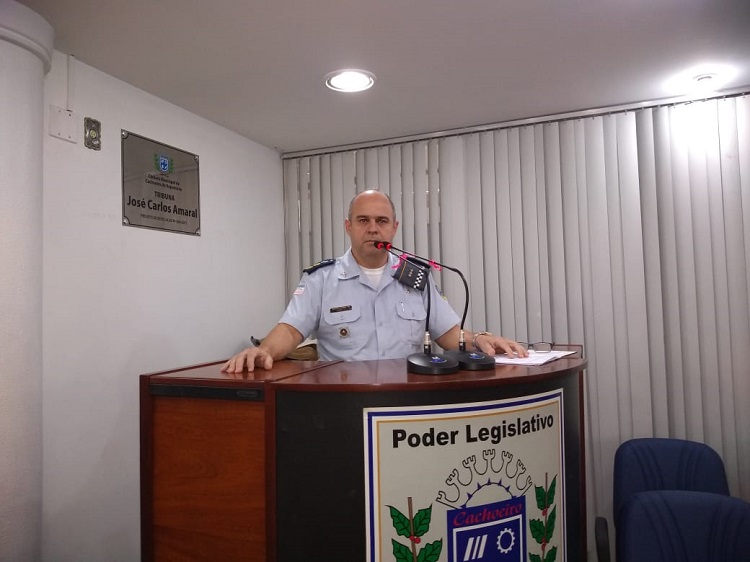 Câmara recebe Comandante do 9º Batalhão 