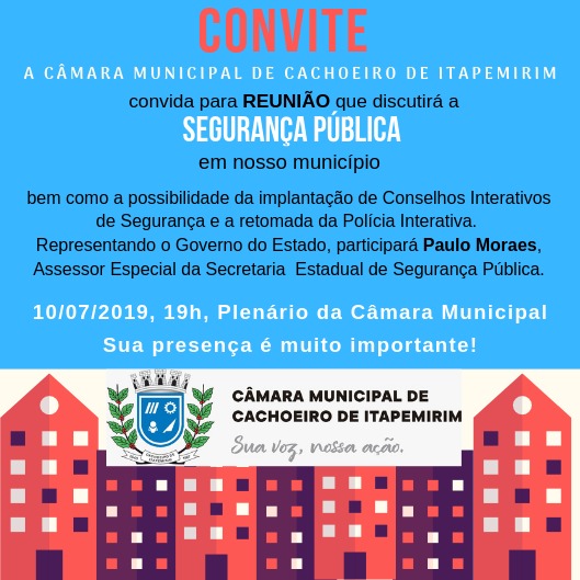 Câmara vai discutir retomada da Polícia Interativa