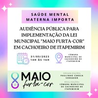 Campanha Maio Furta-Cor alerta sobre o cuidado com a saúde mental materna
