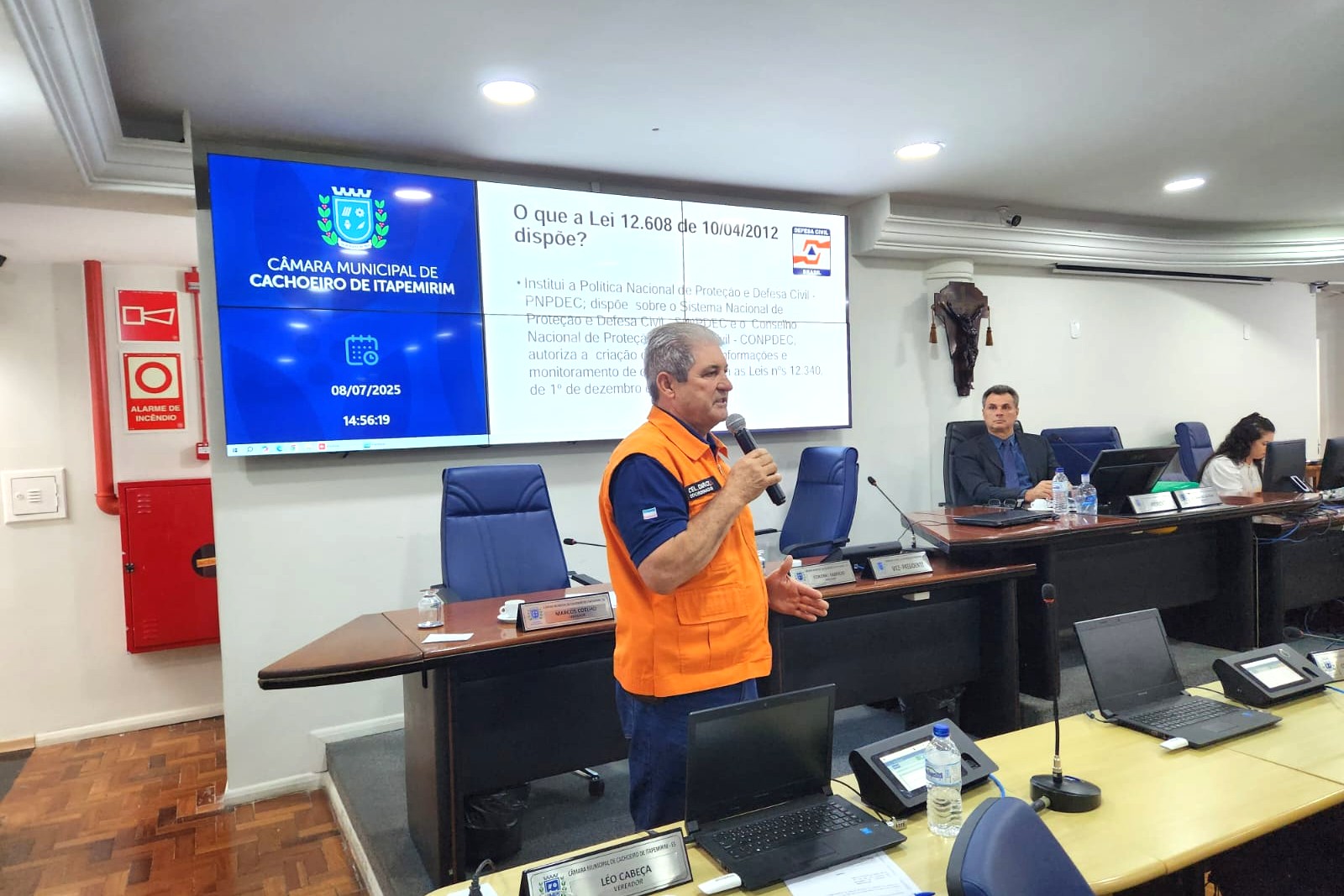 Defesa Civil apresenta, na Câmara, Plano de Contingência para enfrentamento de desastres naturais 