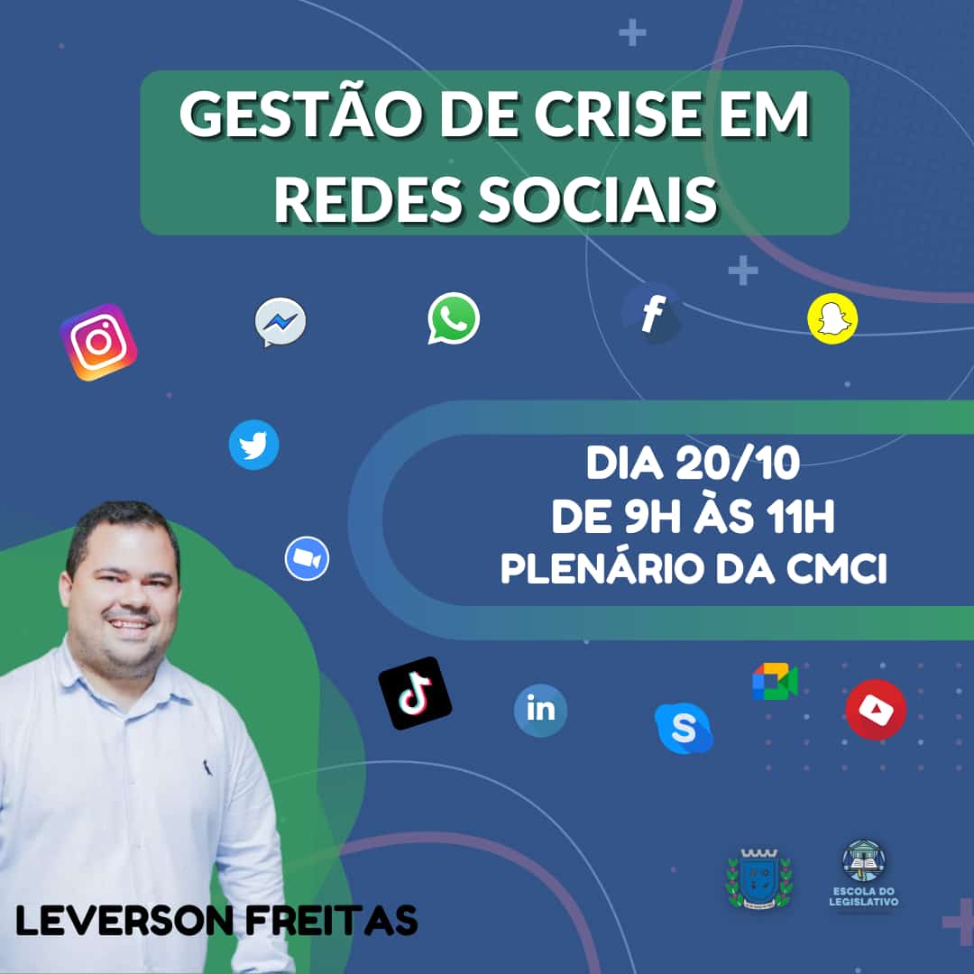 Escola do Legislativo oferece curso de Gestão de Crise em Redes Sociais
