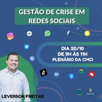 Escola do Legislativo oferece curso de Gestão de Crise em Redes Sociais