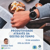 Escola do Legislativo oferece primeiro curso aberto à comunidade: Produtividade através da gestão do tempo