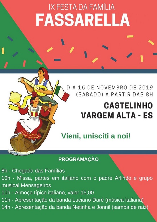 Família Fassarella terá IX Encontro