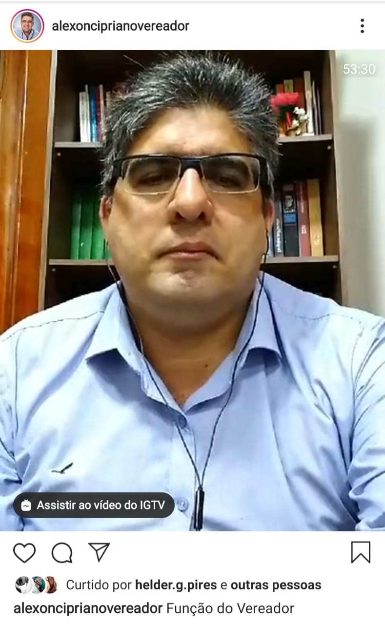 Durante isolamento, vereadores aderem às lives