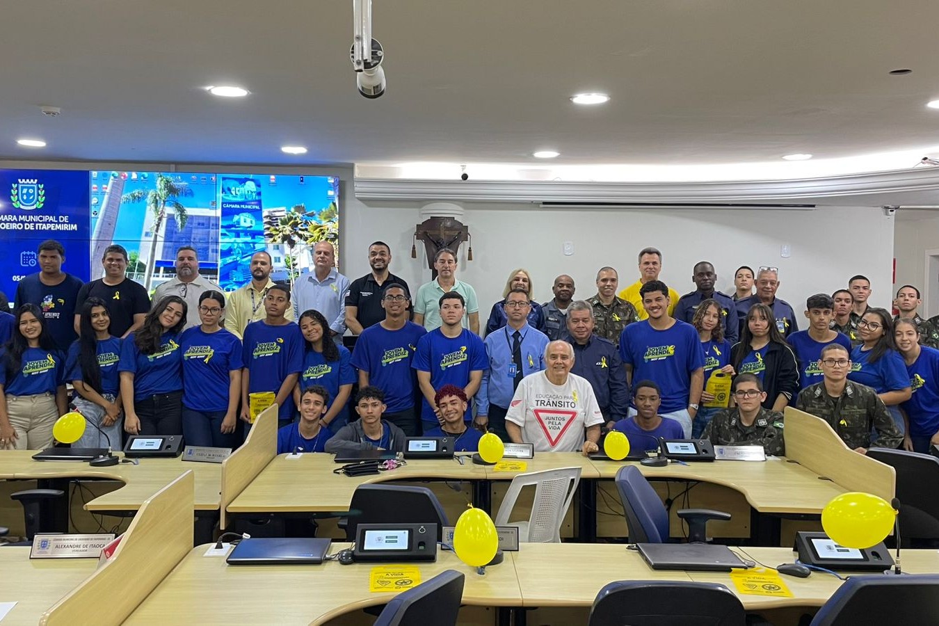 Maio Amarelo: Câmara apoia campanha por um trânsito mais seguro em Cachoeiro