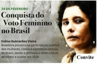 Ouvidoria da Mulher promove palestra sobre voto feminino