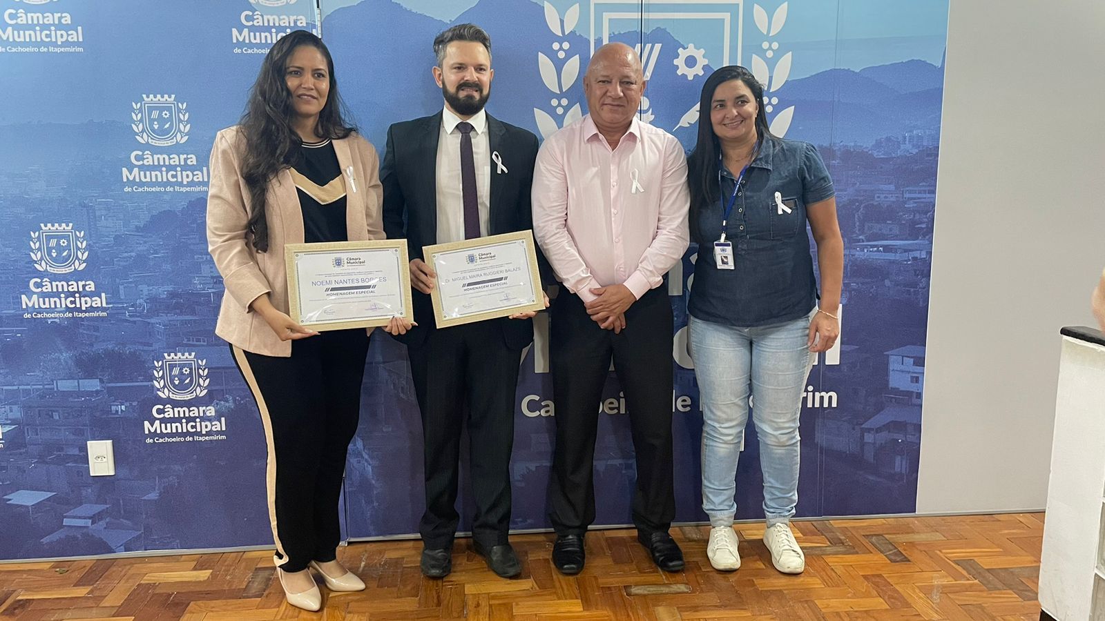 Palestra da Campanha Laço Branco aborda o papel dos homens no enfrentamento à violência contra as mulheres