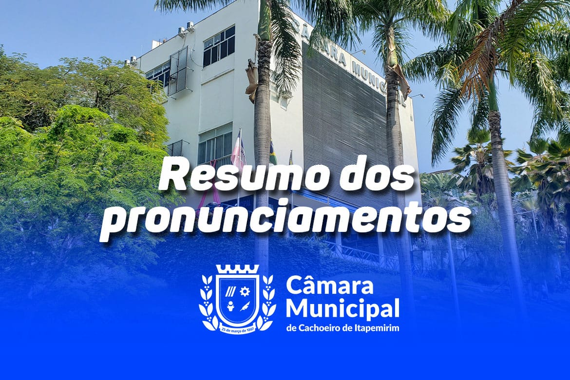 Pavimentação de ruas, Santa Casa e outros assuntos em destaque nos pronunciamentos desta terça