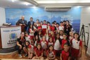 Projeto “Vereador nas Escolas” leva alunos da Maple Bear à Câmara de Cachoeiro