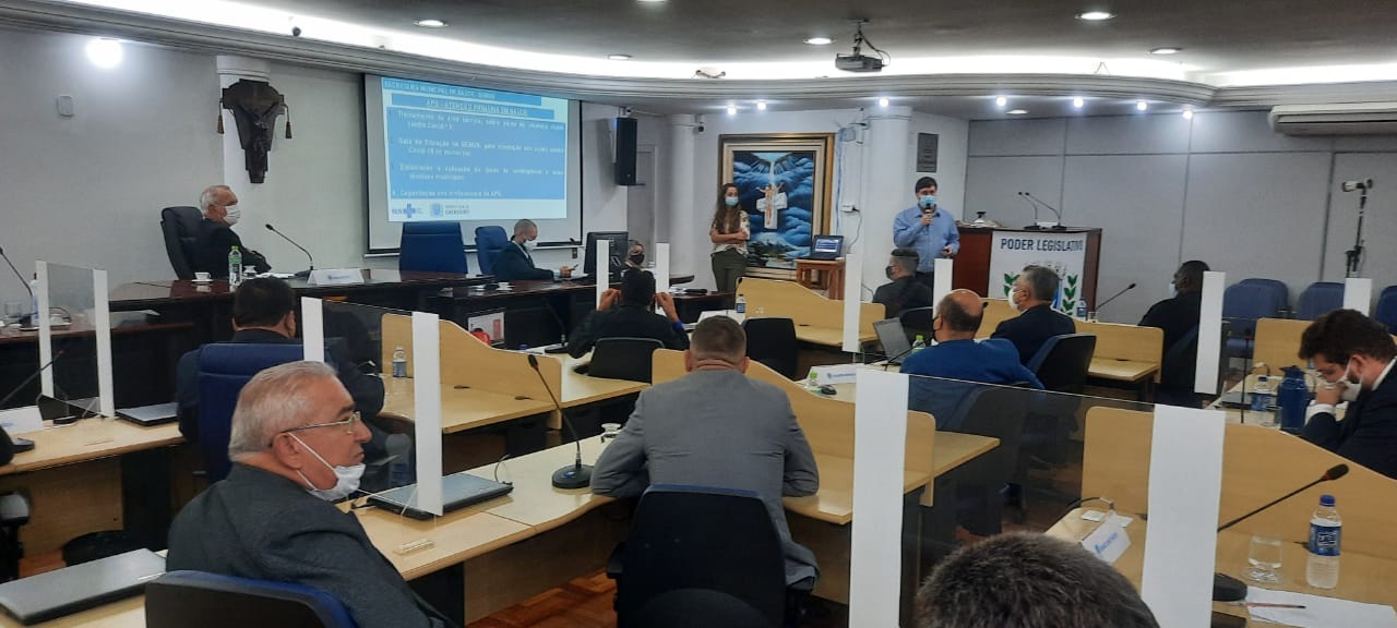 Na Câmara, Secretário de Saúde fala sobre pandemia e outros temas 