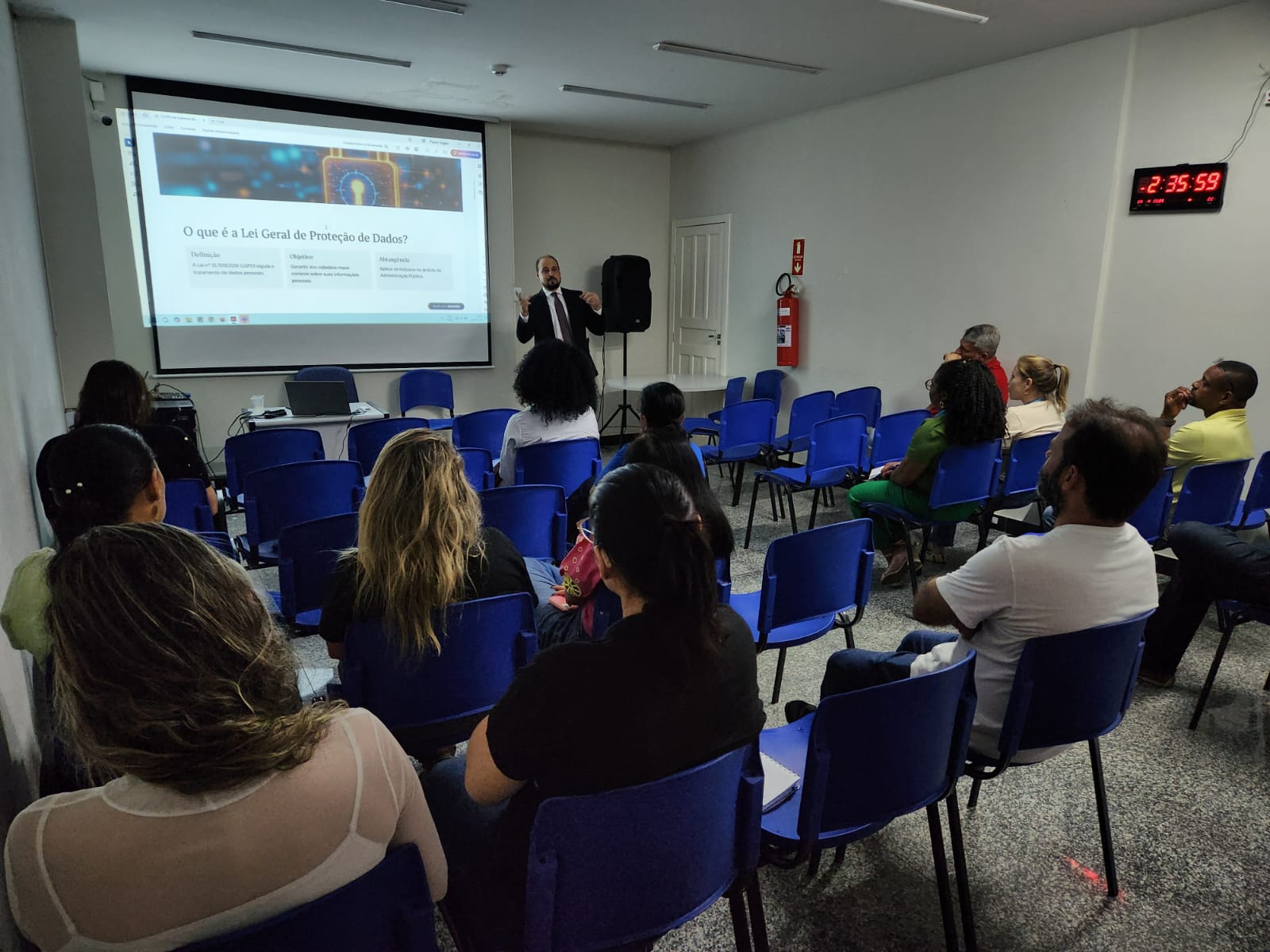 Servidores da Câmara recebem treinamento sobre a Lei Geral de Proteção de Dados