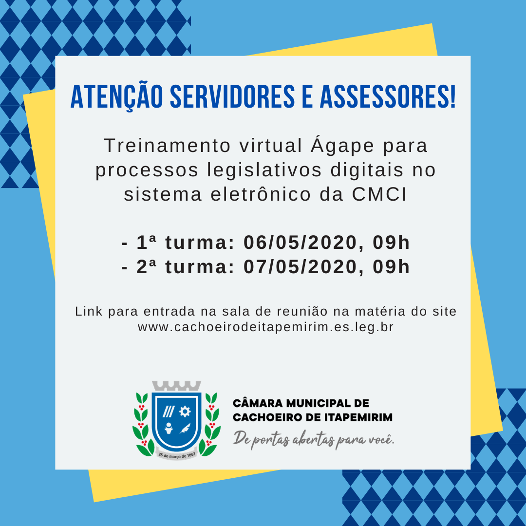 Servidores receberão treinamento do “Câmara sem Papel”
