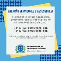 Servidores receberão treinamento do “Câmara sem Papel”