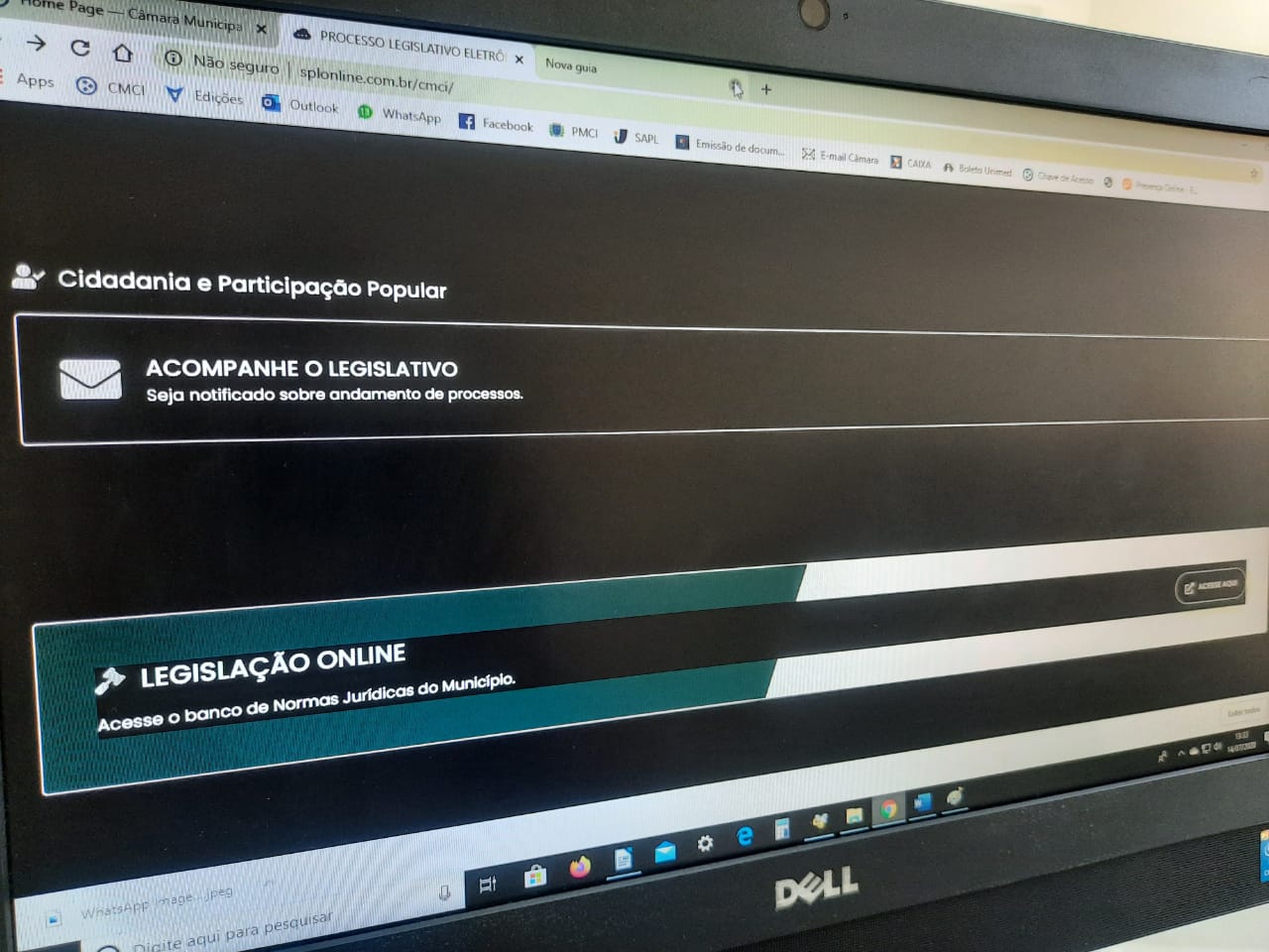 Site da Câmara permite acompanhamento automático dos projetos