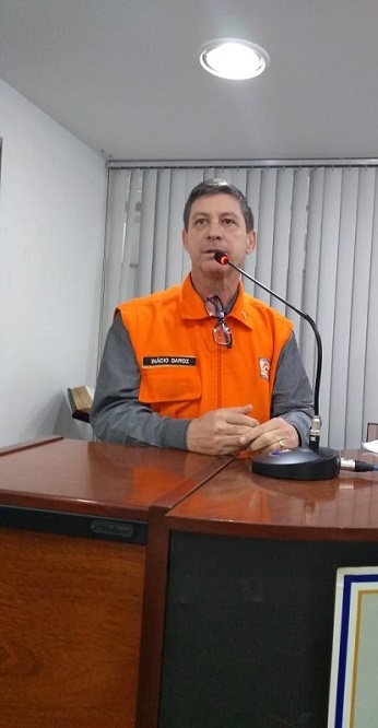 Vereadores recebem coordenador da Defesa Civil