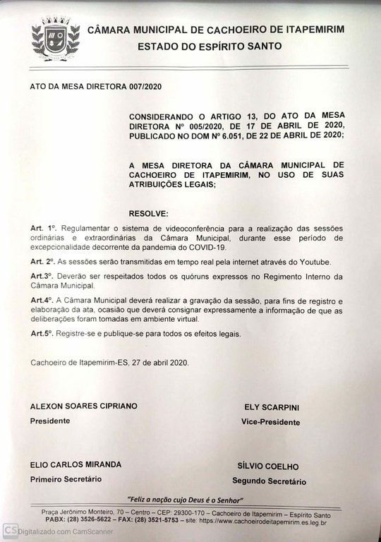 Ato da Mesa Diretora