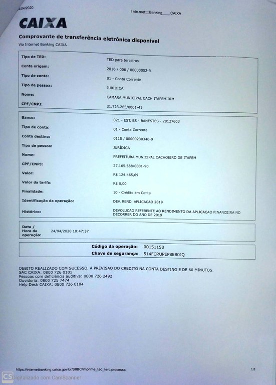 Devolução de Recursos 2