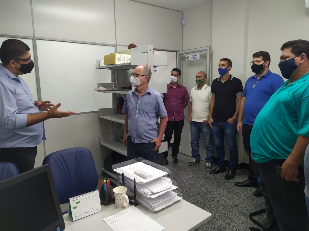 Câmara recebe vereadores